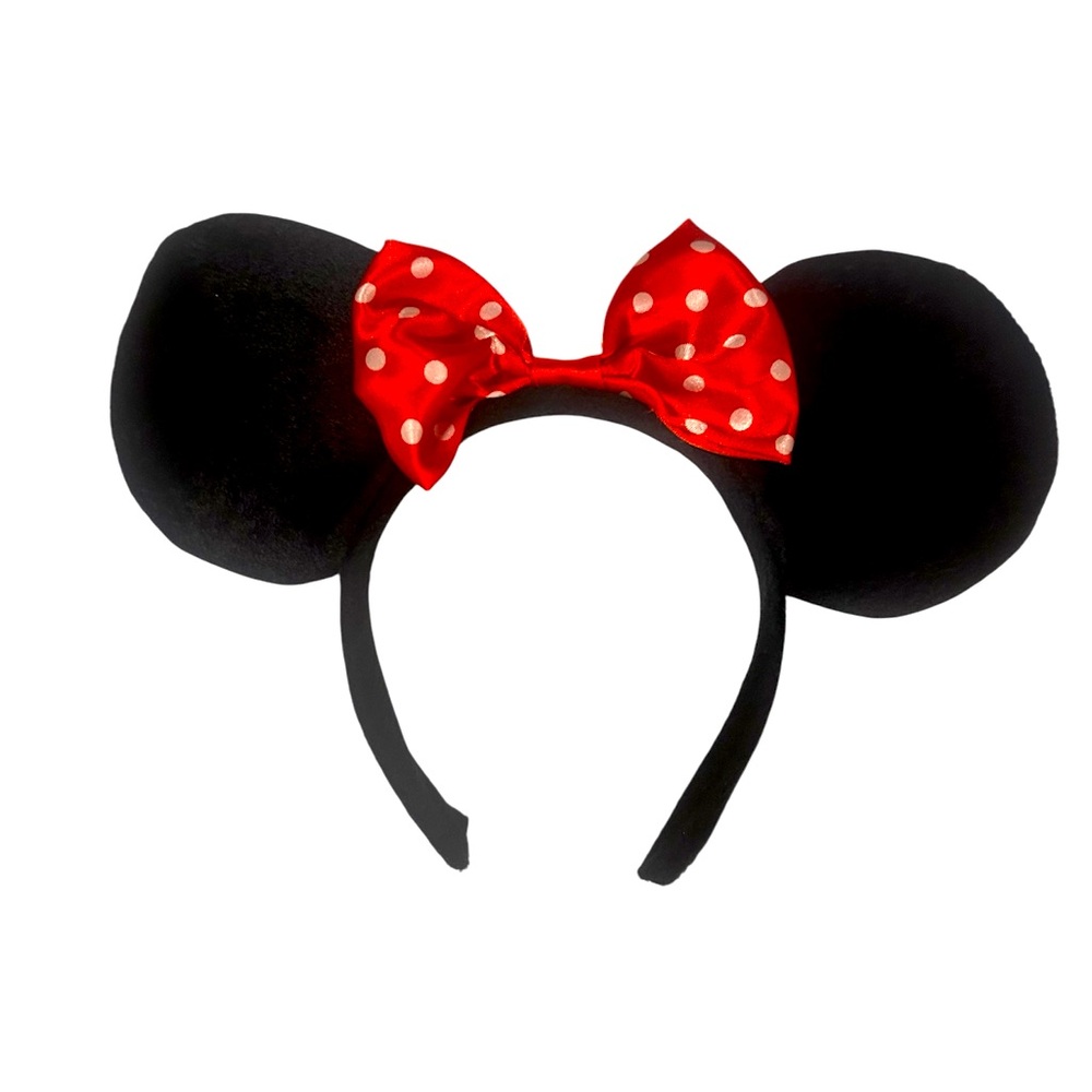 Disney OS Minnie Mouse Headband with Polka Dot bow